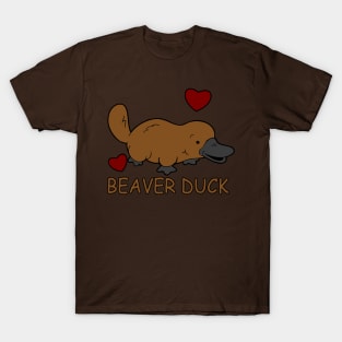 Beaver Duck (Platypus Humour) T-Shirt
